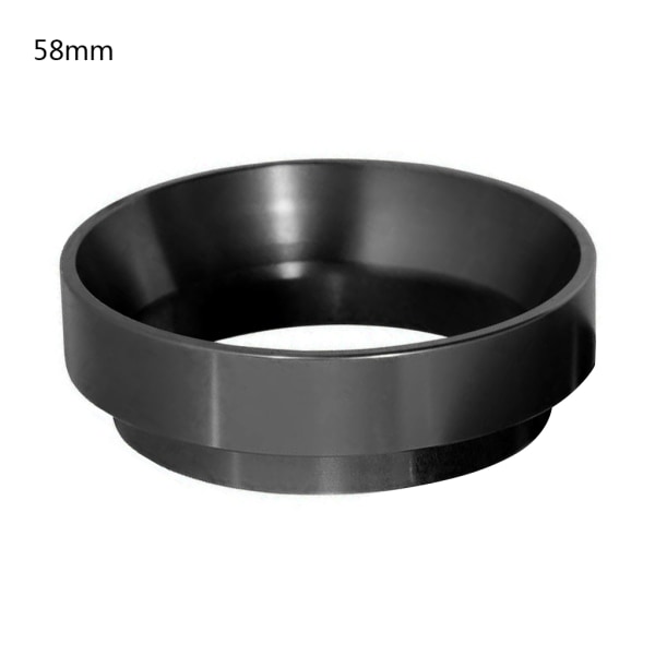 Aluminium doseringsring Bryggskål Kaffepulver Barista för 51/54/58 mm Espresso Black 58.3mm