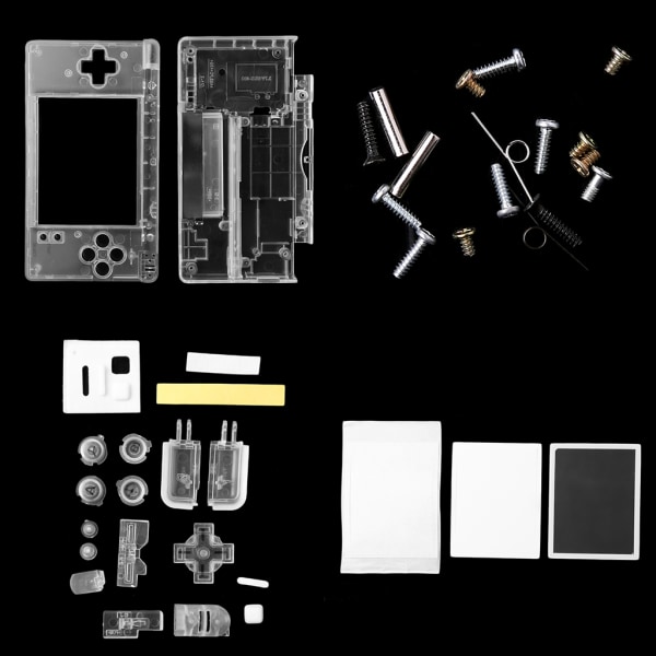 Komplett ersättningshölje för Shell Repair Tools Parts Kit för DS Lite för NDSL