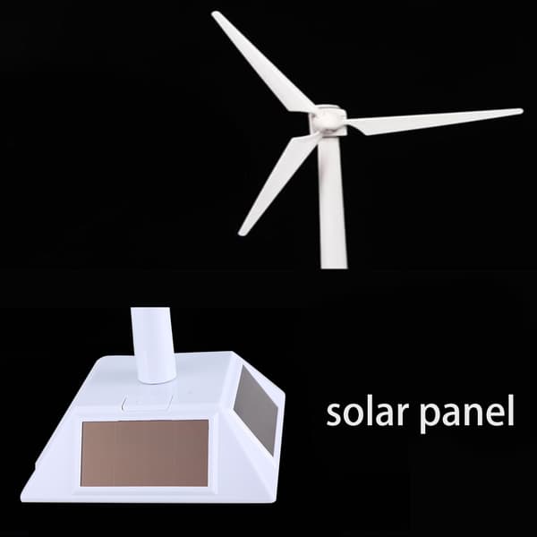 Solcellsdriven Vindkraftverk Modell Byggsats Barn DIY Vinghjul för Barn Present