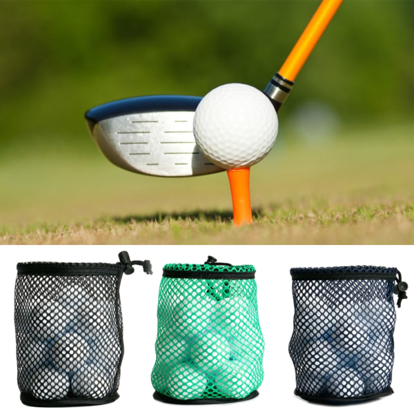 Sports Mesh Nätväska 3 färg Nylon Golfväskor Golf Tennis 12/25/50 Ball Bär  Dragsko Golfboll Förvaringsväska Medium black 5d3f | Medium black | 0.03 |  Fyndiq
