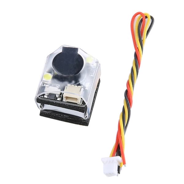 Høj 100dB alarmbuzzer med LED-blinklys til fjernstyret model