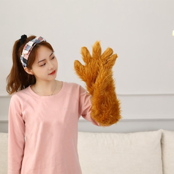 Plysch Bear Claw Gloves Winter Long Paw Glove Full Finger Mitten Party Supplies