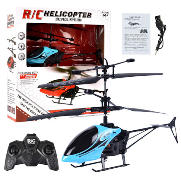 2.4Ghz 2-kanalers legering mini RC helikopter med LED-ljus för barn Vuxen inomhus RC helikopter Bästa presenten för pojkar flickor