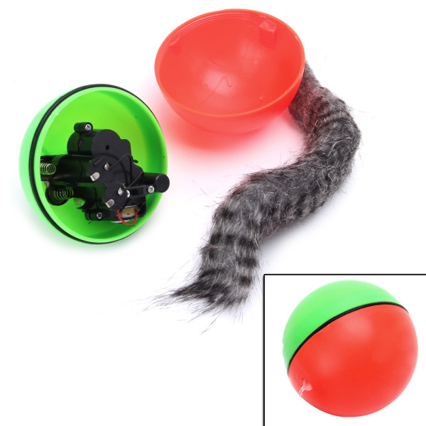Morsom Beaver Ball Dog for Chase Ball Leke for Cat Interactive Toys Vanntett Auto