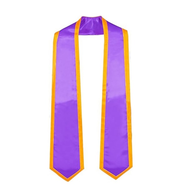 Gradueringsstole for College Church Ceremony Graduation Honor Stole Purple