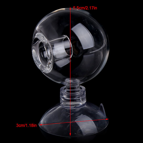 CO2 Drop Checker Glas Koldioxid Monitor Mini CO2 Indikator för fisktankar
