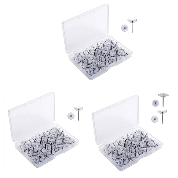 50/100/150 stk. Flade Hætte Push Pins Gear-formet Pushpin Kortnål til Opslagstavle Fotovæg Syning Nål til Stof Quilting 150pcs