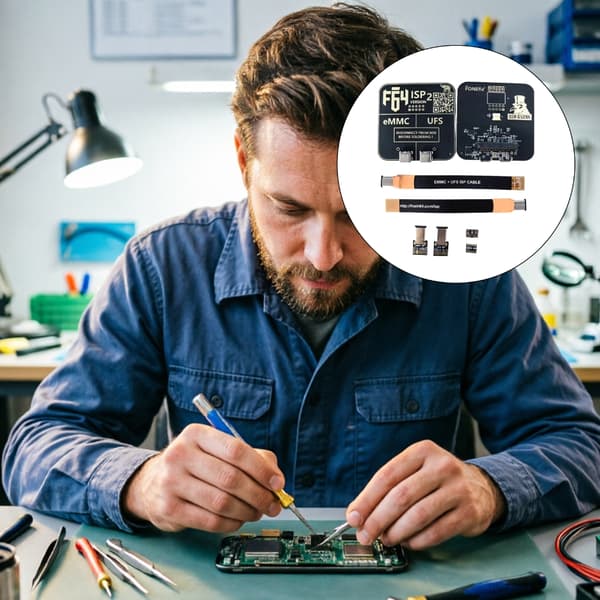 EMMC UFS ISP-programmeringsadapter til telefonservicearbejde, chipvedligeholdelsesopgaver