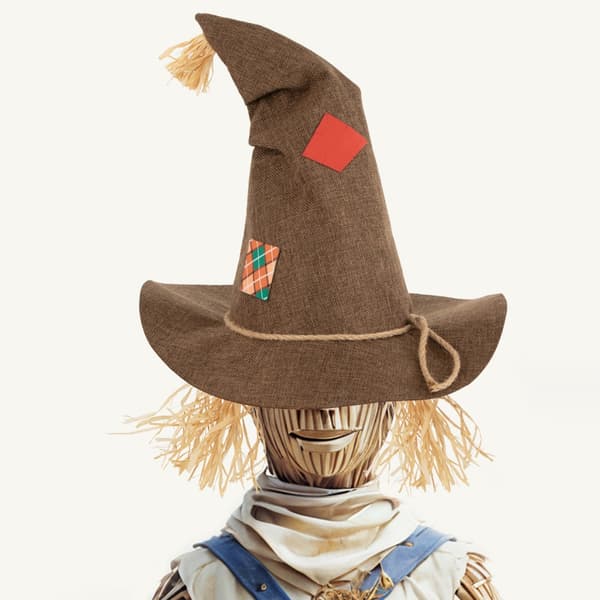 Uhyggelig design heksehat til kvinder til Halloweenfester og temaforsamlinger