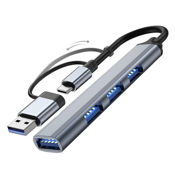 5 Gbps Fast Type-C USB 3.0 Hub Splitter för bärbar multifunktionell dockningsstation