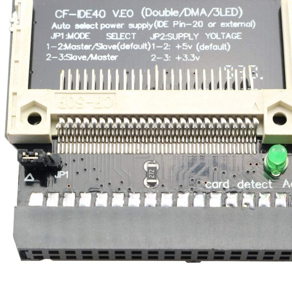 CF till IDE Adapter 40Pin CF Compact Flash Card till 3.5 Converter 3 LED-lampor