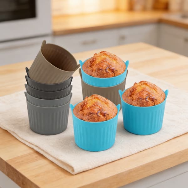 Praktiske silikone cupcakeholdere bageforme til professionel og hjemmebrug