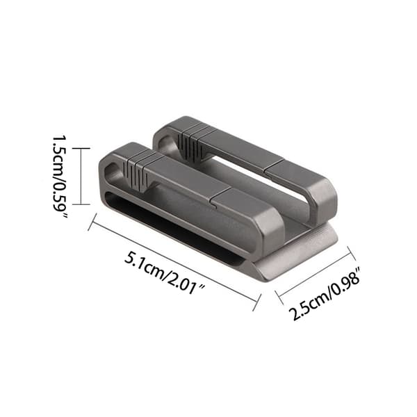til Smart til nøglering kæde bil til nøgleorganisator klips til titanium taljebælte