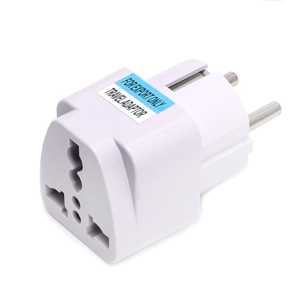 Universal UK US AU Til EU AC Power Socket Plugg Reiselader Adapter Converter