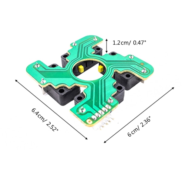 Sanwa Ersättnings-Jlf Joystick Reparations Mikroströmbrytare Kretskort Del TP-MA Montering null - Without iron sheet