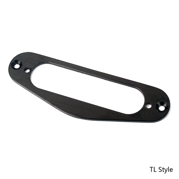 Metall Enkelspole Hals Pickup Surround Monteringsring för TL-Style Elgitarr Silver