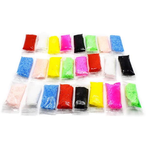 8 stk. Fluffy Slime Legetøj Skum Kit Plastilin Børne DIY Håndværkssæt Nem Formning