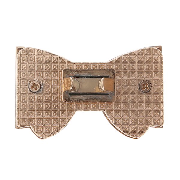 Bowknot Form Spänne Vridlås Twist Lock DIY Läder Handväska Väska Hårdvara