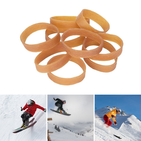 20/50 st snöbrädsfästen för sport snowboard skibroms gummiband set 20 pieces