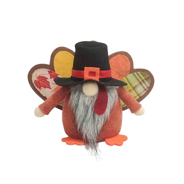 Høst Høst Thanksgiving Gnome Lønnblad Solsikke Tomte Ornament Svensk Skandinavisk Alv Hylle Lagdelt brettdekorasjon