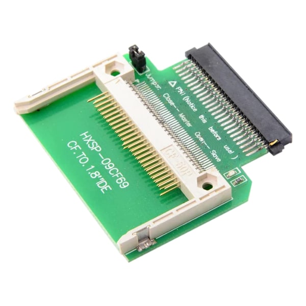 CF Merory Card Compact Flash till 50Pin 1,8" IDE hårddisk SSD-adapter för