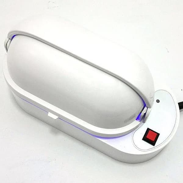 Farveskiftende linsetester fotochromatiske linser LED-lys ultraviolette briller