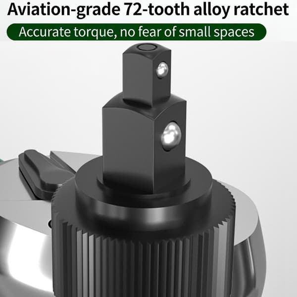 1/4 \", 3/8 \", 1/2\" Spärrnyckel 72 Tänder Snabbkoppling Halkfri