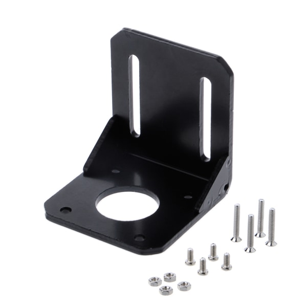 Monteringsbrakett Holder For Nema 17 Stepper Motor 3D Printer Sort 42mm Alloy St