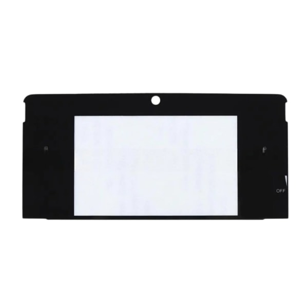 Ylänäytön lasilinssi NS 3DS:lle ylemmän LCD-näytön suojaukset paneelin vaihtopelikonsolien korjaus Black