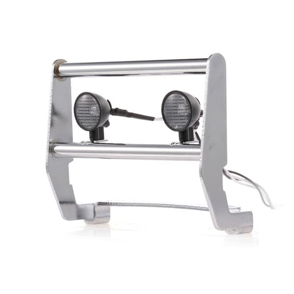 Frontfanger i rustfritt stål med 2 LED-lyssett for 82046-4 1/10