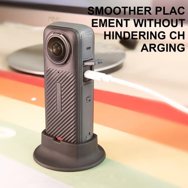 Silikone Stand Base Fleksibel Kamerabase Holder Sikrer Montering til X4 Kamera