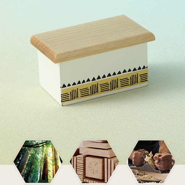 Miniatyrdockhus Träskattkista Smyckeskrin 1/12 Dockhusmöbler