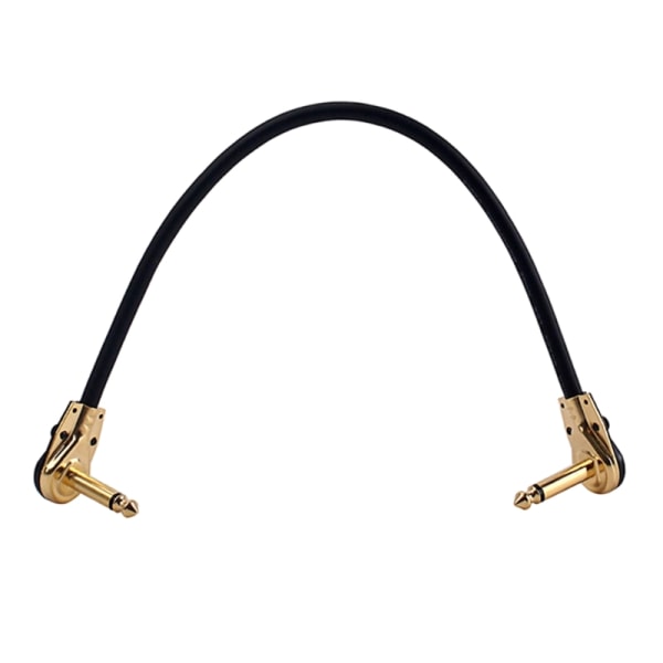 Gitarpedalkabel Affektkabel, 1/4 tommers rettvinklet gitarpatchkabel