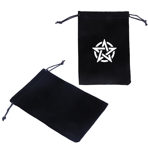 Velvets Tarot -nyörillä suljettava pussi, noppapelit, säilytyspussi, korut, riimupussit