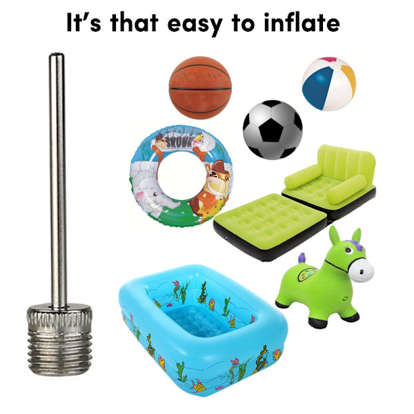 3/6 st bollar pumpar uppblåsningsnål ersättning basketboll uppblåsningsstift 6pcs