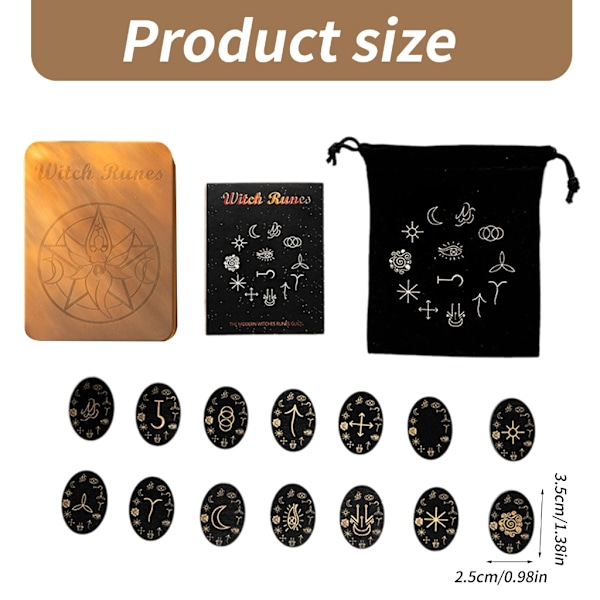 Meditasjoner Trestyper Rune Stein Sett Heks Rune Rune Trestyper Rune Stein Sett BB model