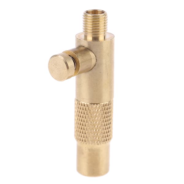 Dækventiladapter Messing Dækpumpe Kompressorpumpe Stik Tilbehør