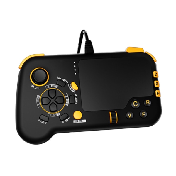 Trådbunden spelkontroll, PC Game Controller joystick med triggerknappar för PS5 Black