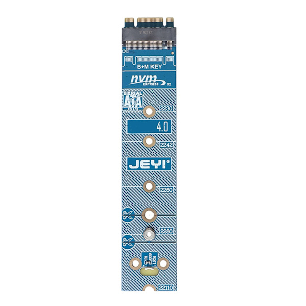 40Gbps M.2 SSD-adapter M.2 PCIE X4 NVME SSD-omvandlarkort 2280 till 22110 Solid State hårddiskförlängningsstödplatta