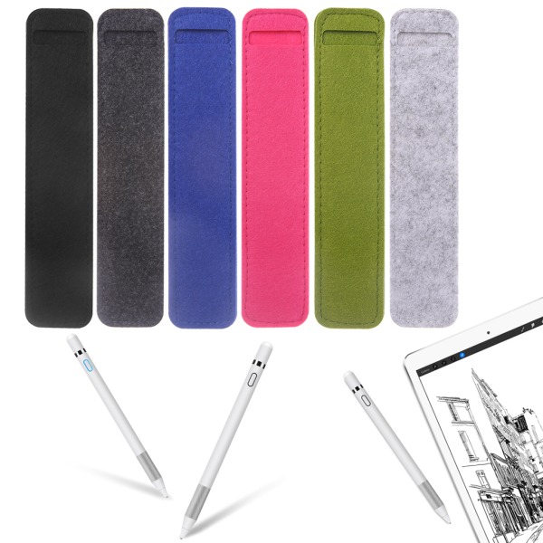 Bärbar Tablet Penna Skyddsfodral Stylus cover för Apple Pro Pen Black