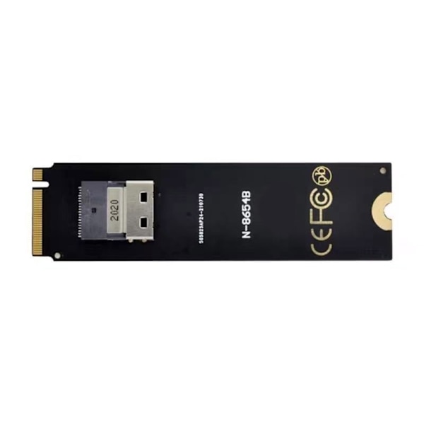 NVME PCIex4 SSD Mainboard Converter M.2 NVME til Slimlines SFF-8654 Adapter