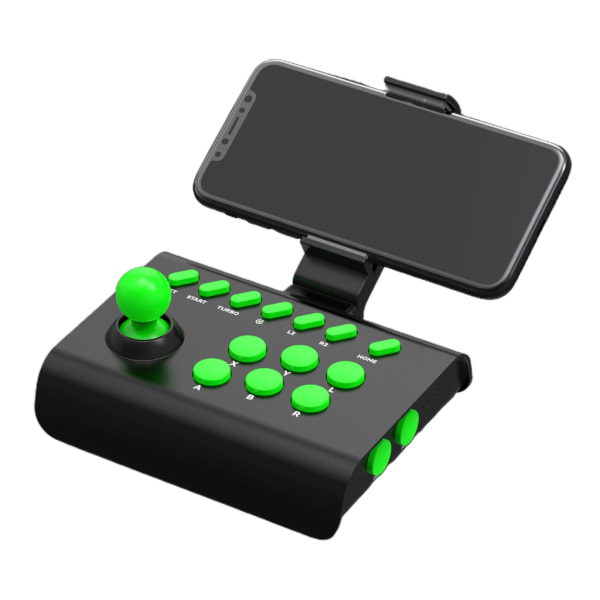 Arcade Console Game Joystick Rocker BT Wire Connection Controller för Switchar Game Controller Board Black Green