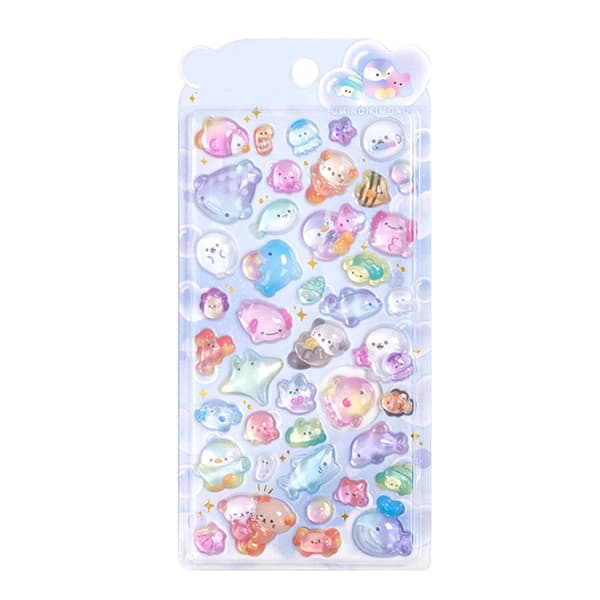 3D Resin Sticker Scrapbooking Sticker til Journal Notesbog Laptops Telefon Cover