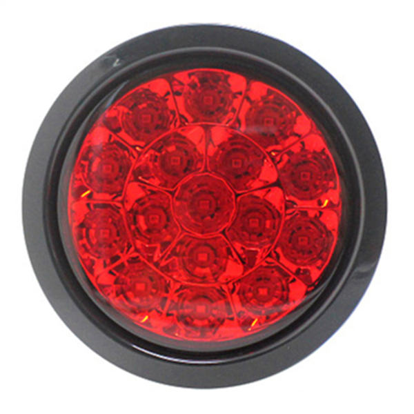 Monikäyttöinen 16LED-takavalo, 12-24V, keltainen valosumulamppu matkailuauton perävaunuun, matkailuautoon, helppo asentaa