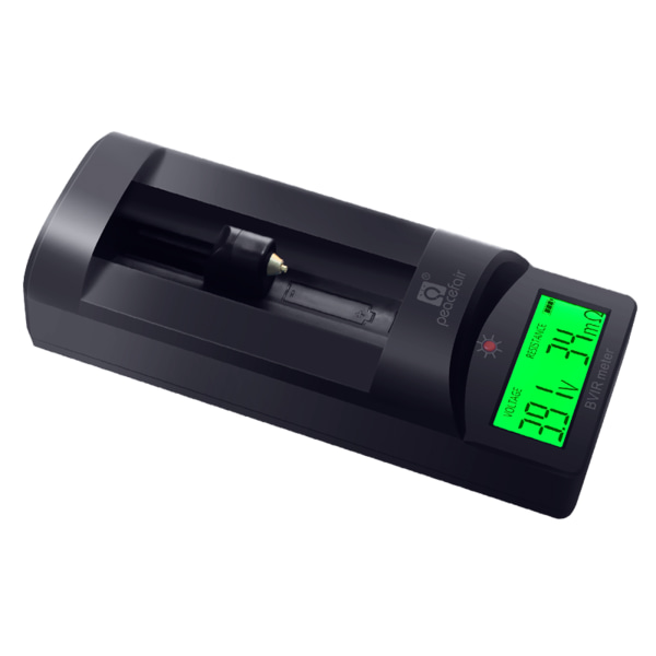 Digital Battery Analyzer Tester Modstandstester med baggrundsbelyst LCD-skærm