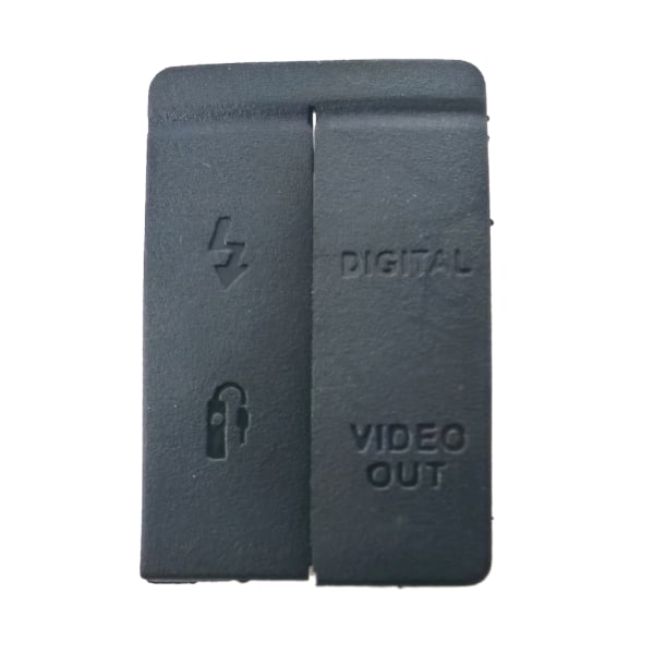 USB-dækselhætte Miniature gummistik til 600D 40D 1100D 5D 70D 6D 7D Kamera Video Out Port Cover Støvtæt stik