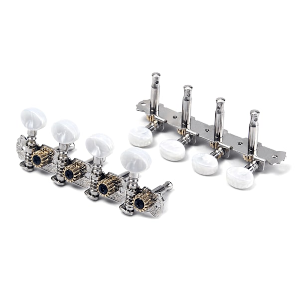 2 stk 4L4R maskinhoder strengestemmeskruer for 8 strengers mandolininstrumenter