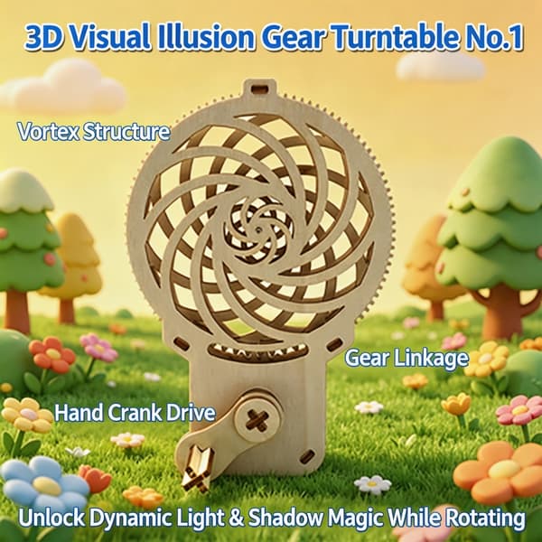 Kinetics Gear Craft Project Scientific Experiment Kits Classroom Activity Toy