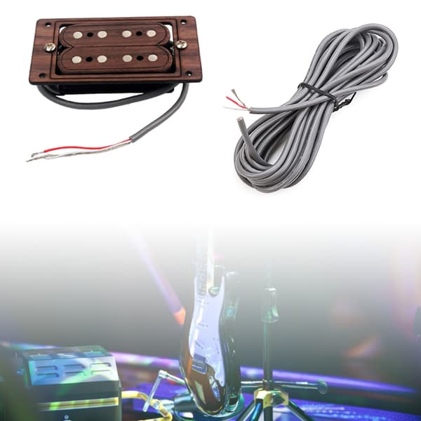 3-ledare Skärmad Gitarr Pickup Ledningstråd Gitarr Humbuckers Pickup Kabel