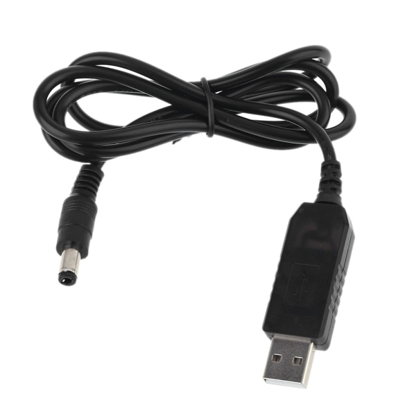 USB To til DC 12V 1,5A Justerbar spænding Step Up 5,5x2,1mm Kabel Power Boost Li